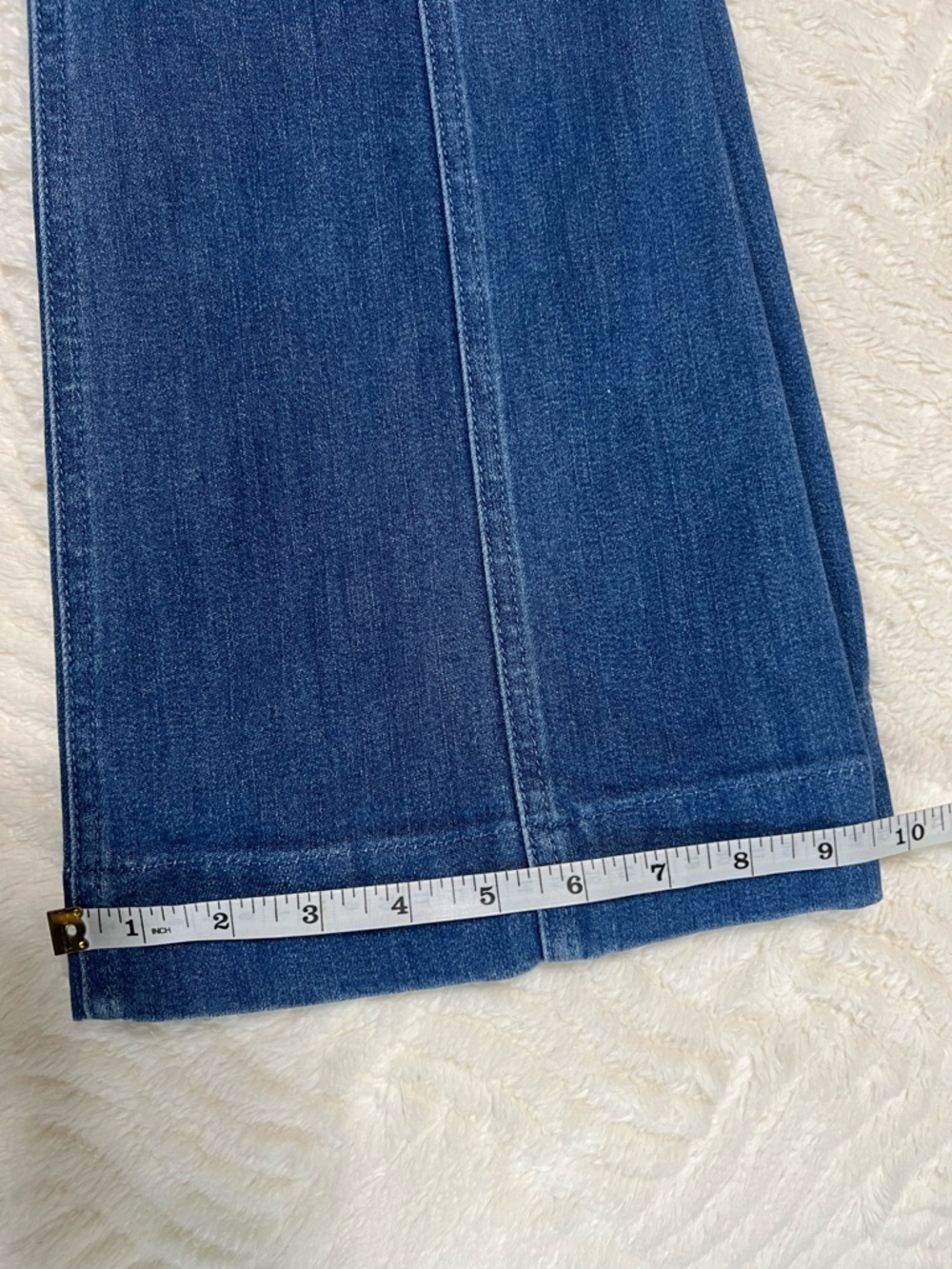 Pilcro Anthropologie High Rise Flare Jeans Button Front Sailor Wide Leg Size 27 - Picture 14 of 14